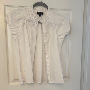 J. Crew White Women's Top XS